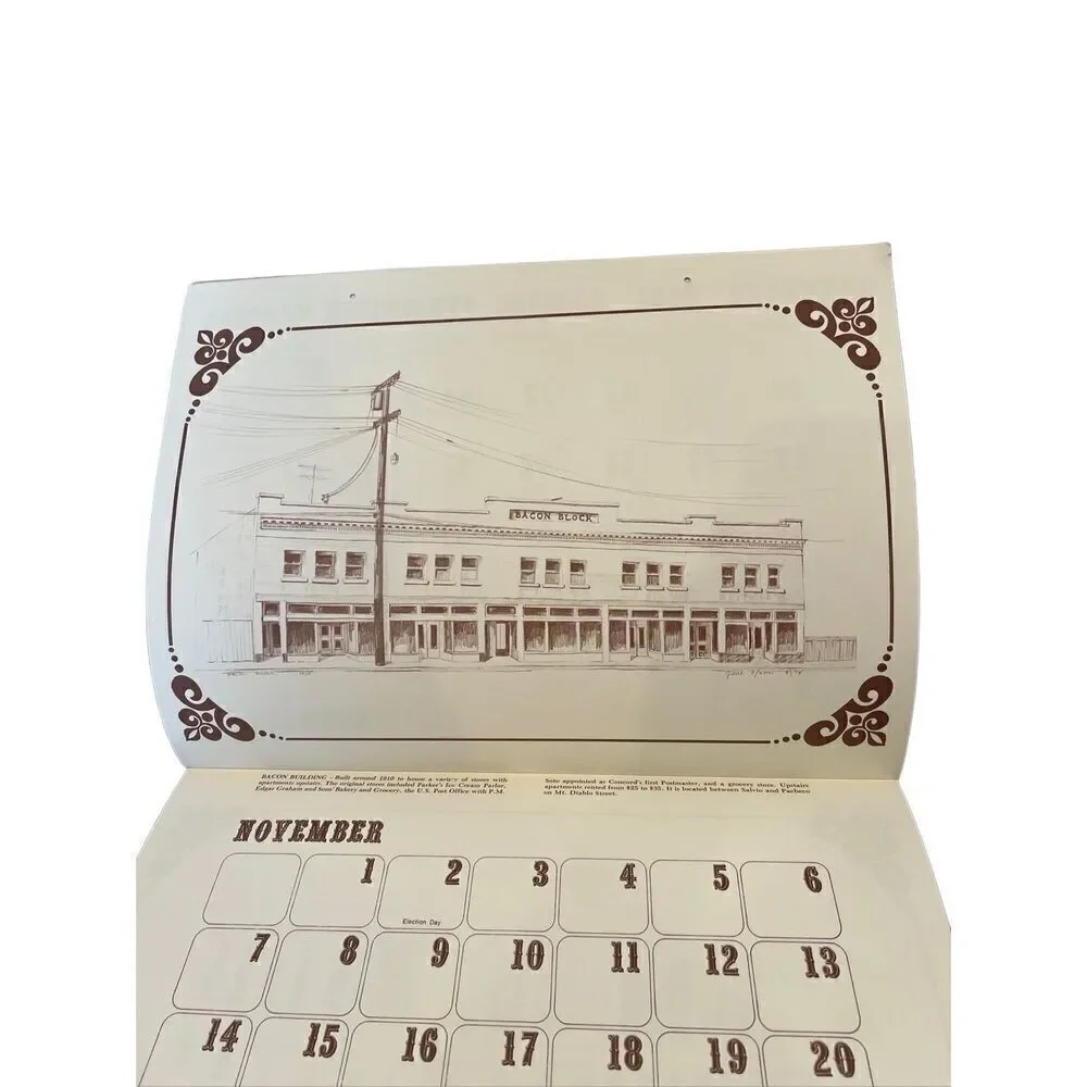 1976 Old Concord Calender